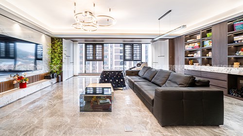 181m²意式輕奢大平層，主臥隔斷設(shè)計絕了|長沙全屋整裝